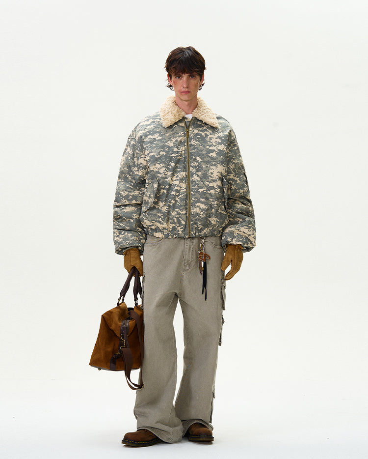 MADWITCH CAMOFLAGE BOMBER JACKET #0194