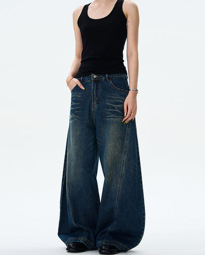 MADWITCH WIDE-LEG LOOSE JEANS #WHOA084