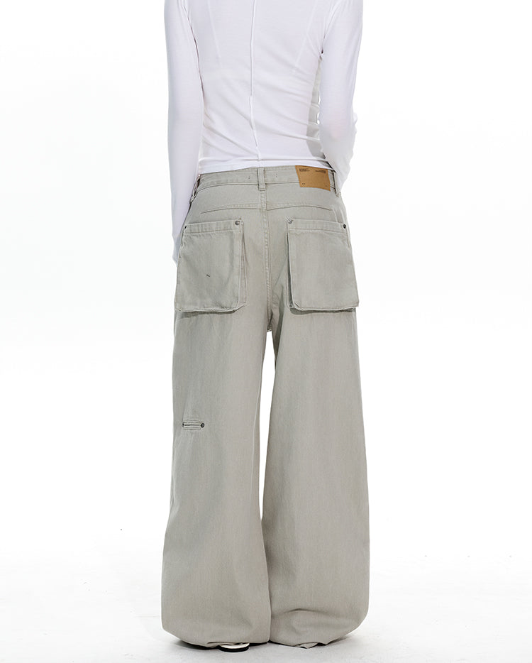 MADWITCH DECONSTRUCTED RELAXED FIT JEANS #CK3599