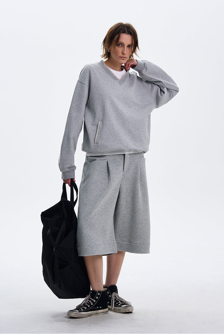 MADWITCH V-NECK CASUAL LONG SLEEVE #0207