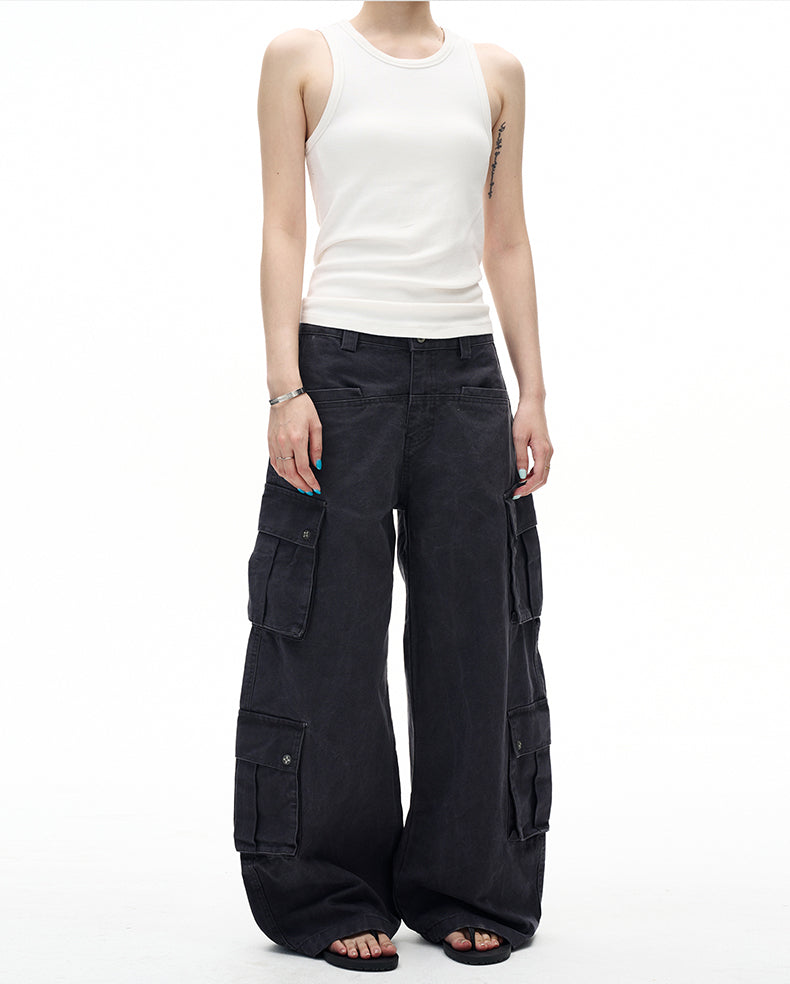 MADWITCH VINTAGE MULTI-POCKET CARGO #L5813