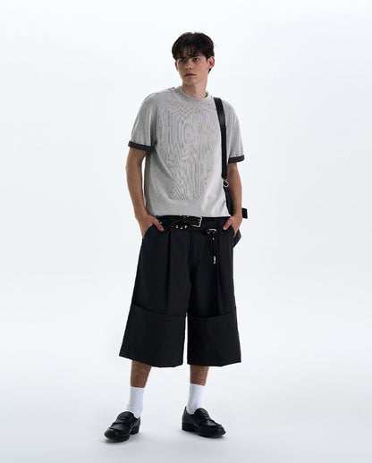 MADWITCH COLOR BLOCK SHORT TEE #C1980C25