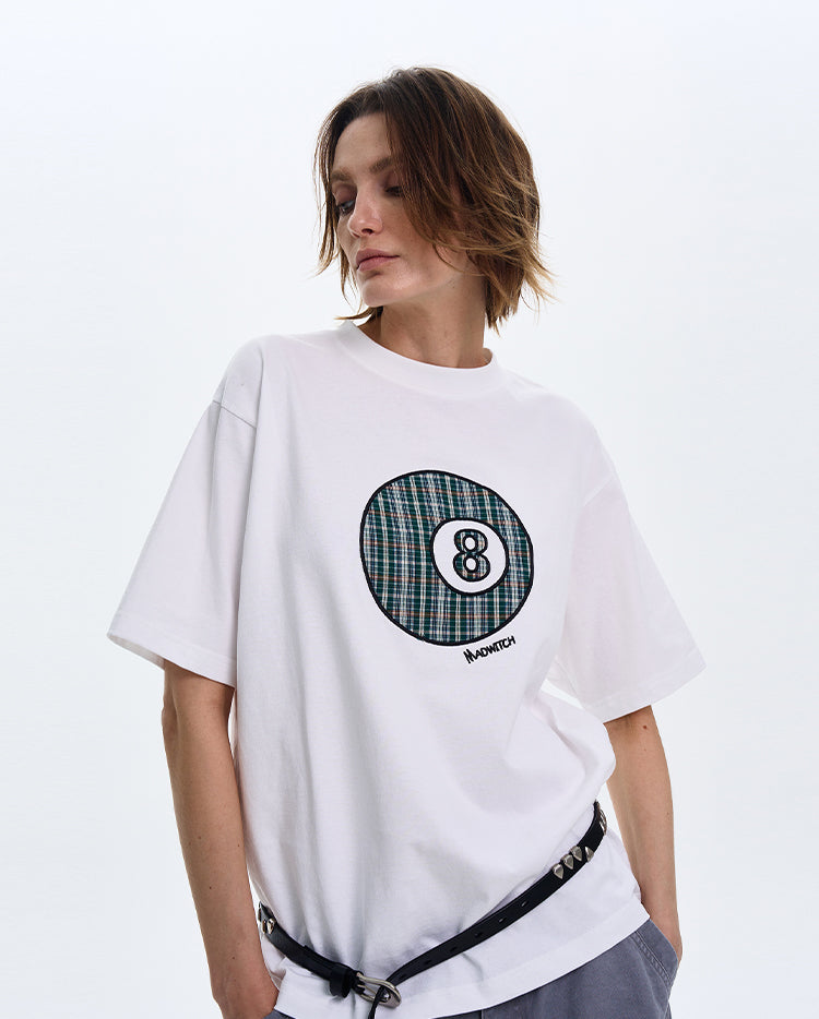 MADWITCH VINTAGE PRINT T-SHIRT #MD4111
