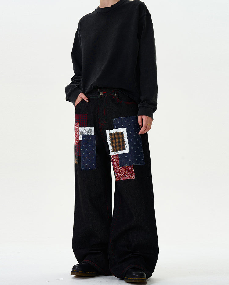 MADWITCH PATCHWORK ORIGINAL DENIM JEANS #WHOA077