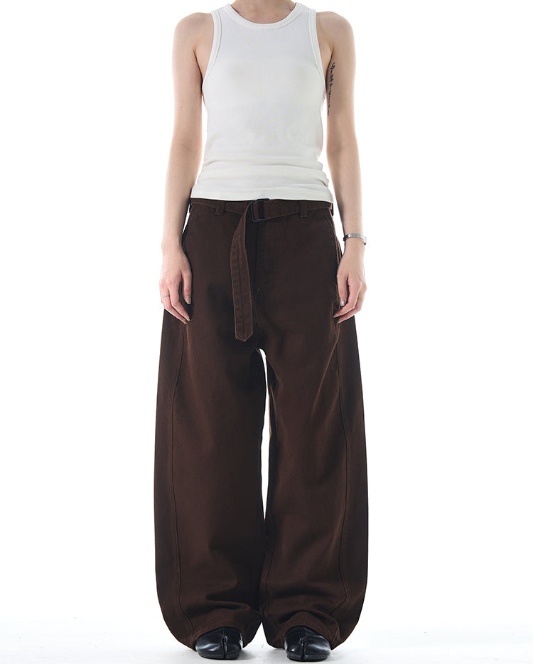 MADWITCH STRAIGHT LEG LONG WAISTBAND WORK PANTS #G6636