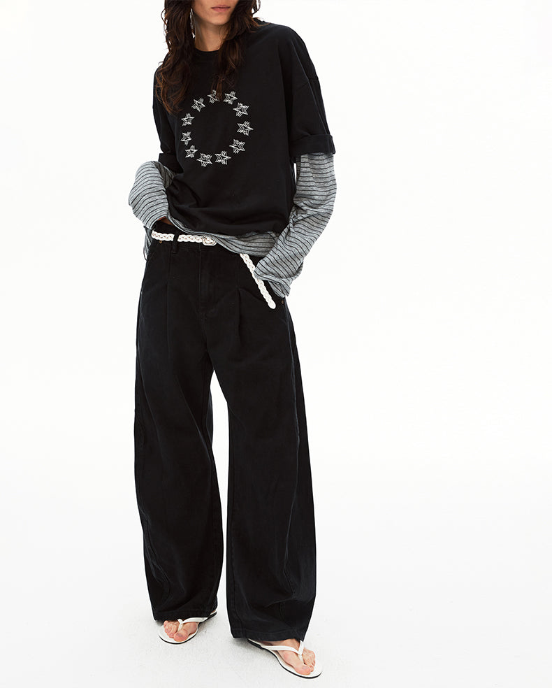 MADWIT WIDE CURVED PANTS #CK3615