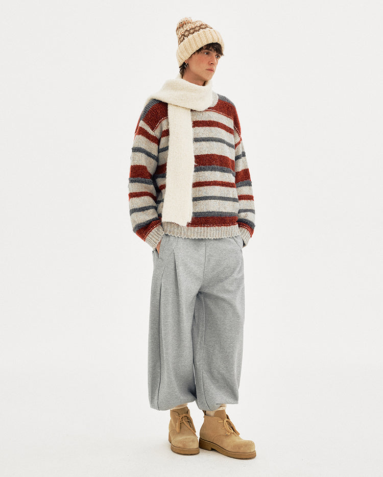 MADWITCH CONTRAST STRIPE SWEATER #91335