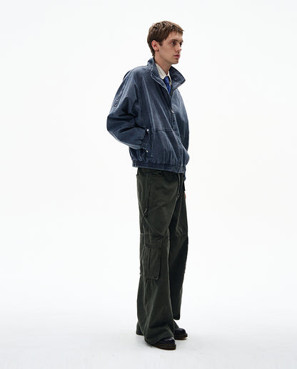 MADWITCH UNISEX DECONSTRUCTED WASHED JACKET #W223
