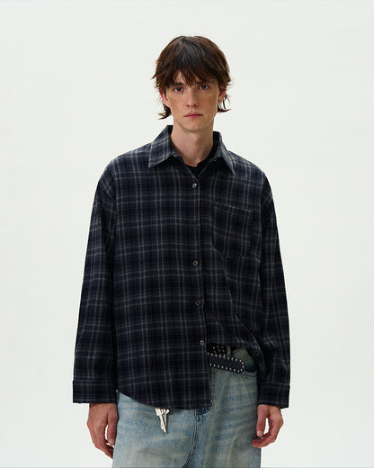 MADWITCH CASUAL PLAID SHIRT #8923