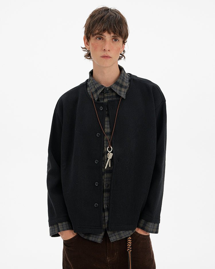 MADWITCH OLD MONEY LAYERED KNIT CARDIGAN #25505