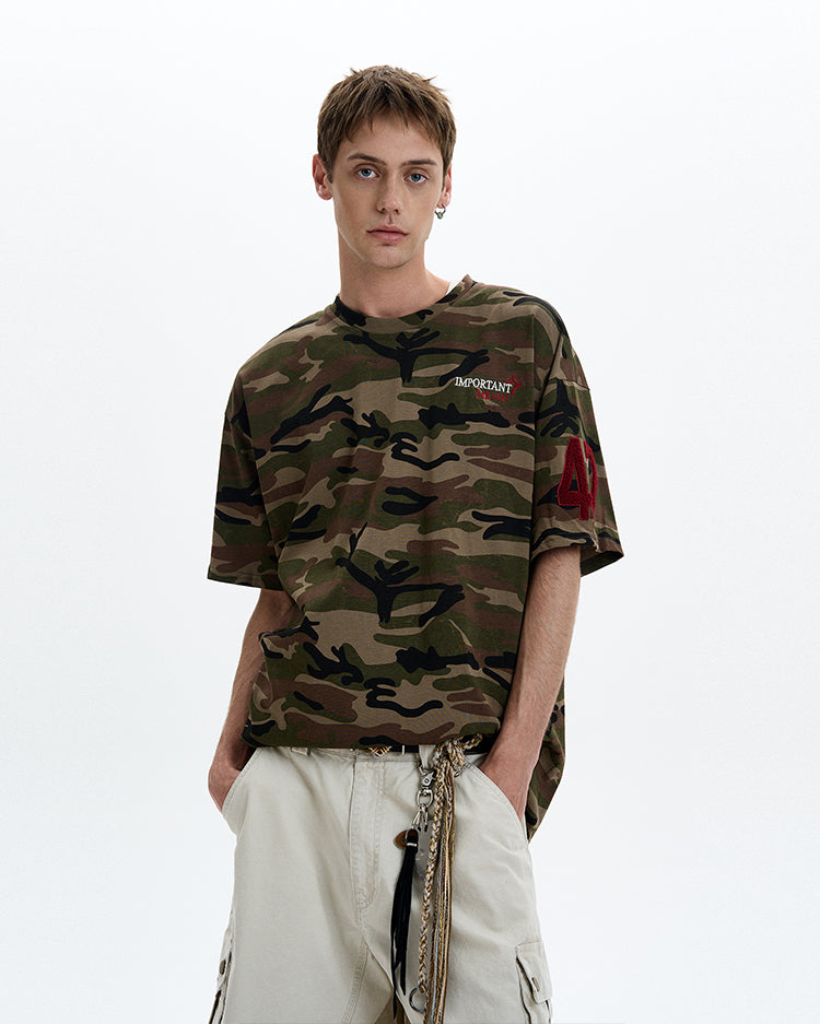 MADWITCH CHCAMO EMBROIDERED TEE #8770