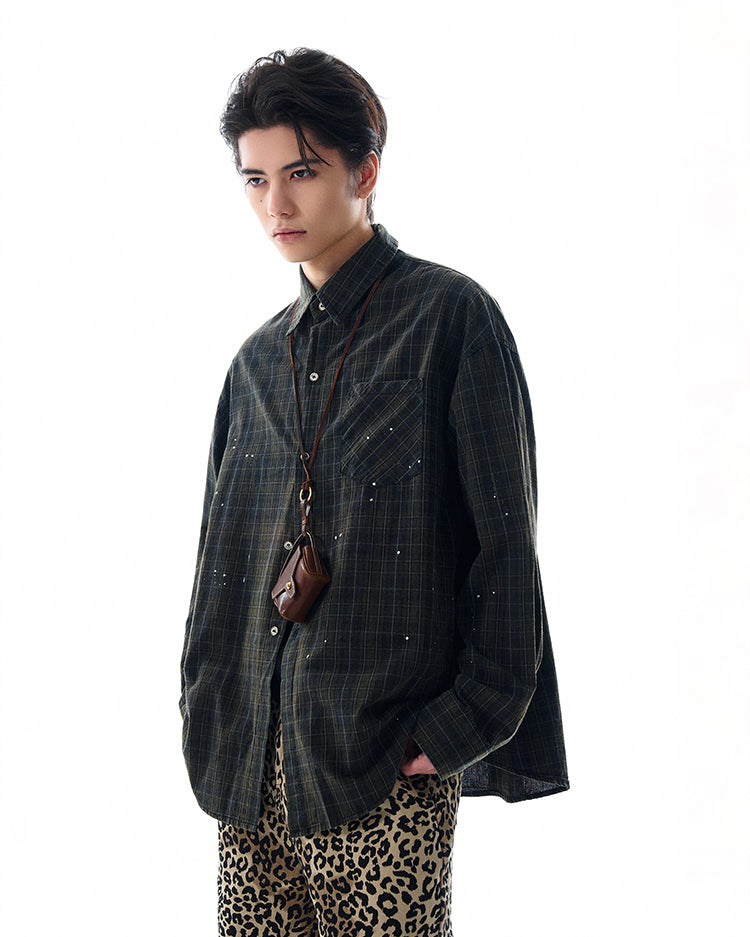 MADWITCH SPRING PLAID SHIRT #CS99