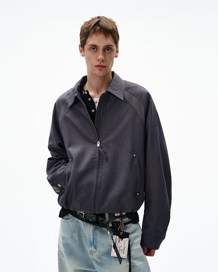 MADWITCH UNISEX CROPPED UTILITY JACKET #M1002