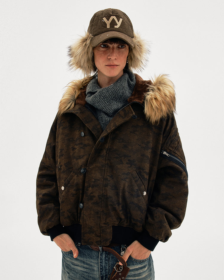 MADWITCH CAMO SHEAR PARKA #AW25123
