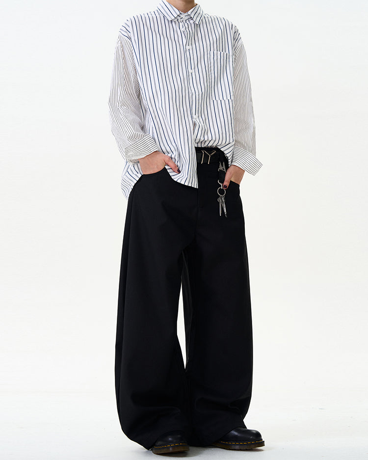 MADWITCH BLADE-CUT RELAXED TROUSERS #NR7182