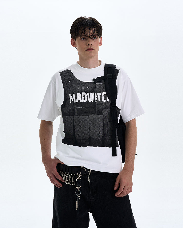 MADWITCH ORIGINAL TACTICAL VEST T-SHIRT #MD4190