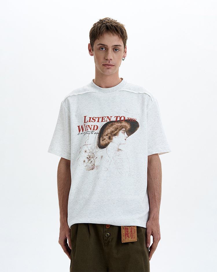MADWIT VINTAGE GRAPHIC TEE #25081