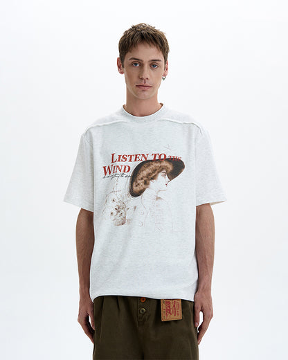 MADWIT VINTAGE GRAPHIC TEE #25081
