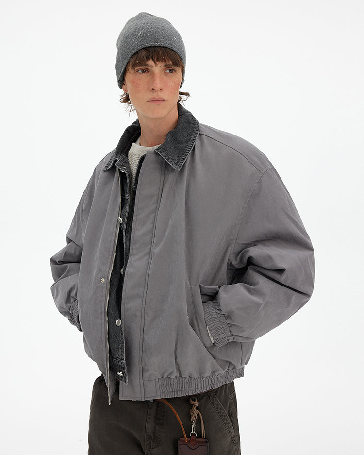 MADWITCH RETRO LAYERED PUFFER JACKET #UN25013