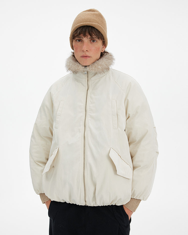 MADWITCH VINTAGE CARGO FUR PARKA #MF8618