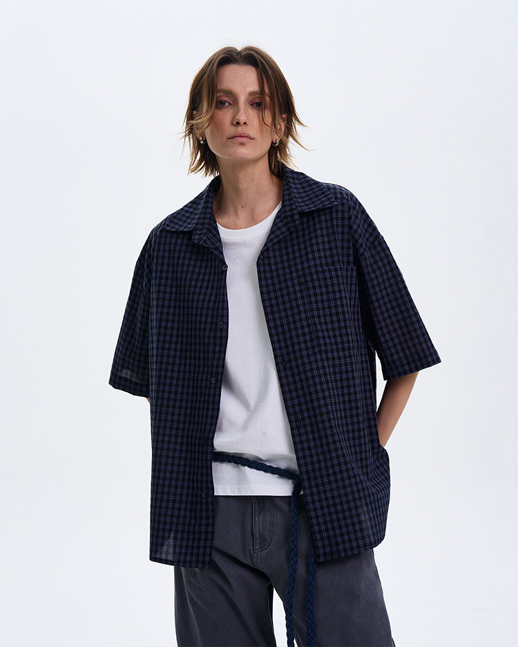 MADWITCH CHECKERED SHIRT JACKET #L817
