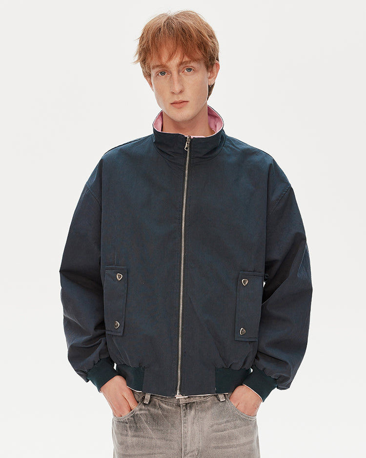 MADWITCH REVERSIBLE COLORBLOCK JACKET #2629