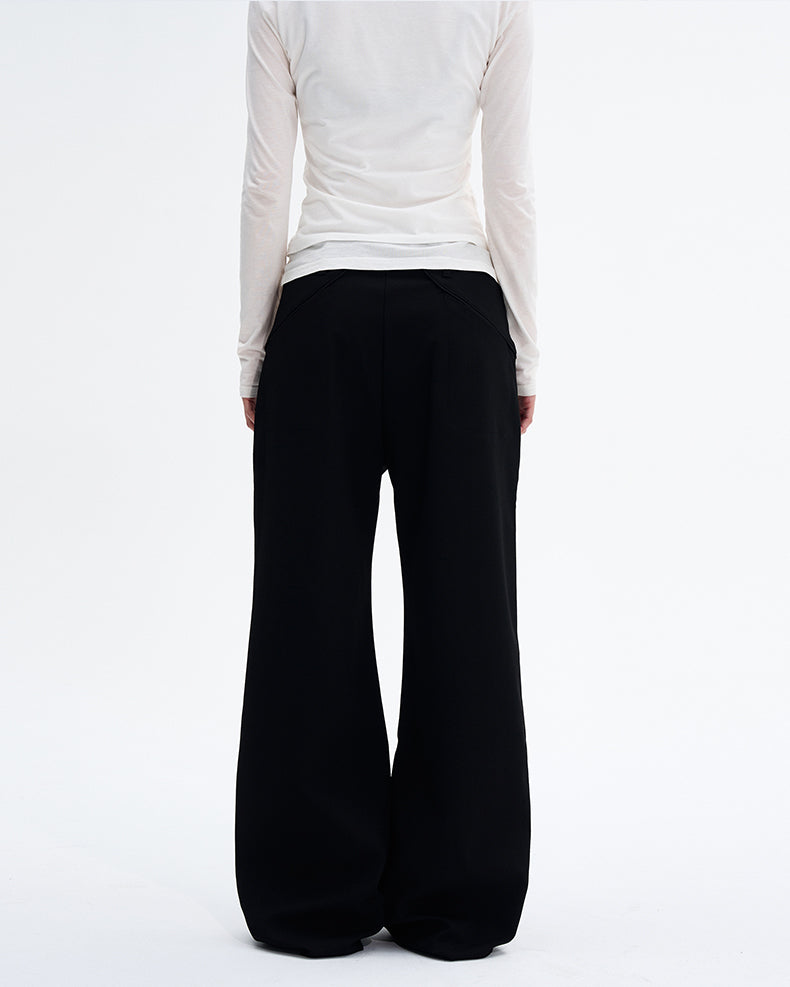 MADWITCH DRAPE STRAIGHT TROUSERS #GPC6895