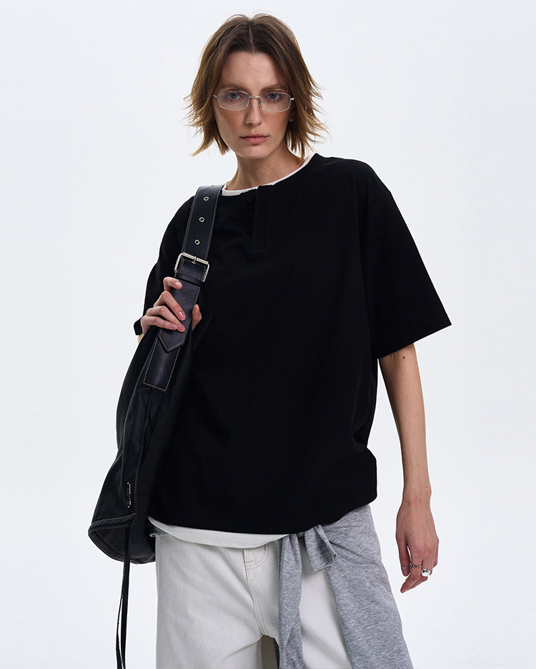 MADWITCH LAYERED DESIGN SHIRT #AW2549