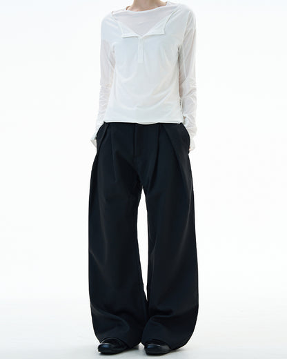 MADWITCH UNISEX WIDE LEG STRAIGHT DRESS PANTS #C915