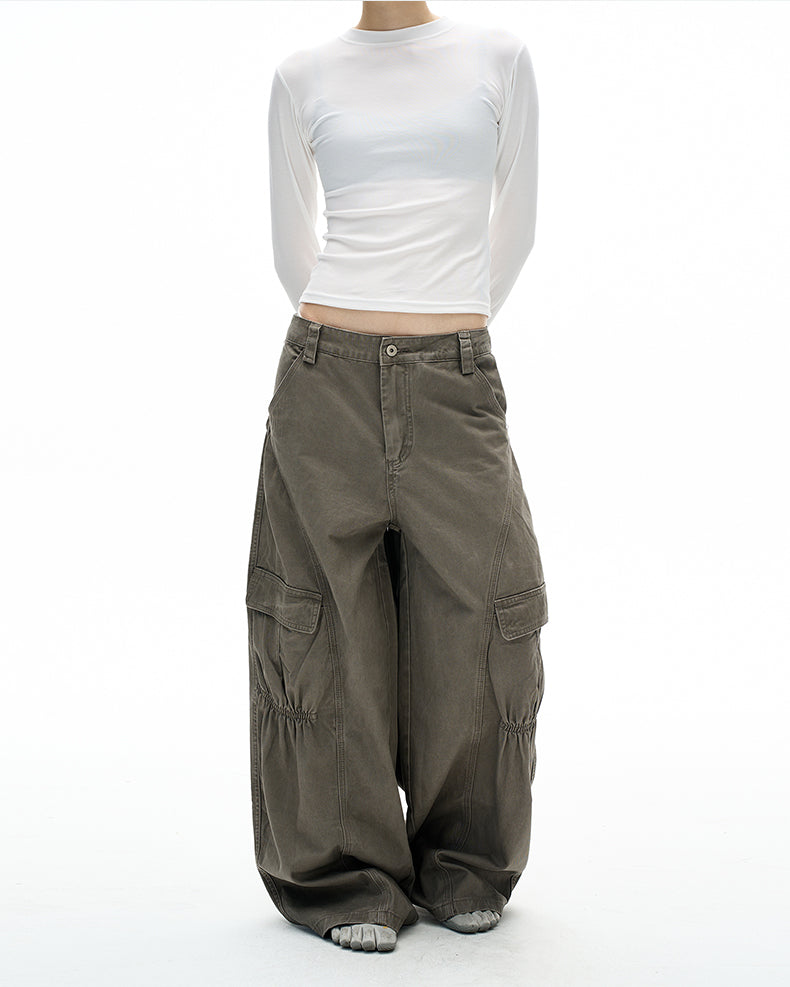 MADWITCH PLEAT CARGO PANTS #6230