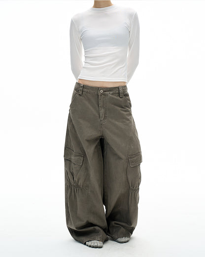 MADWITCH PLEAT CARGO PANTS #6230