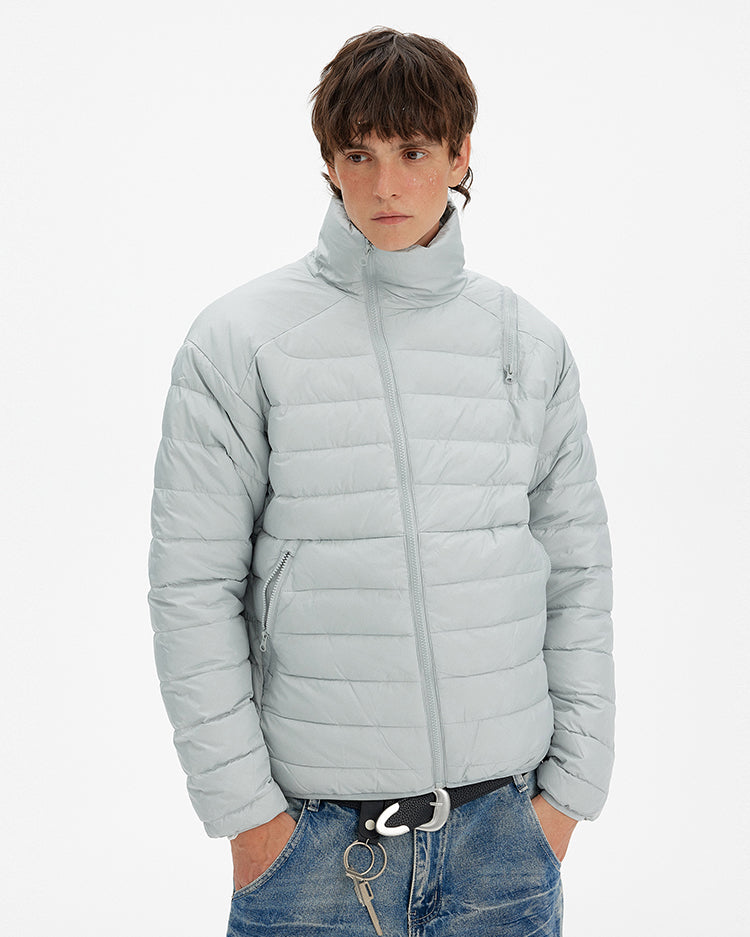MADWITCH MINIMALIST ZIP PUFFER JACKET #BM313