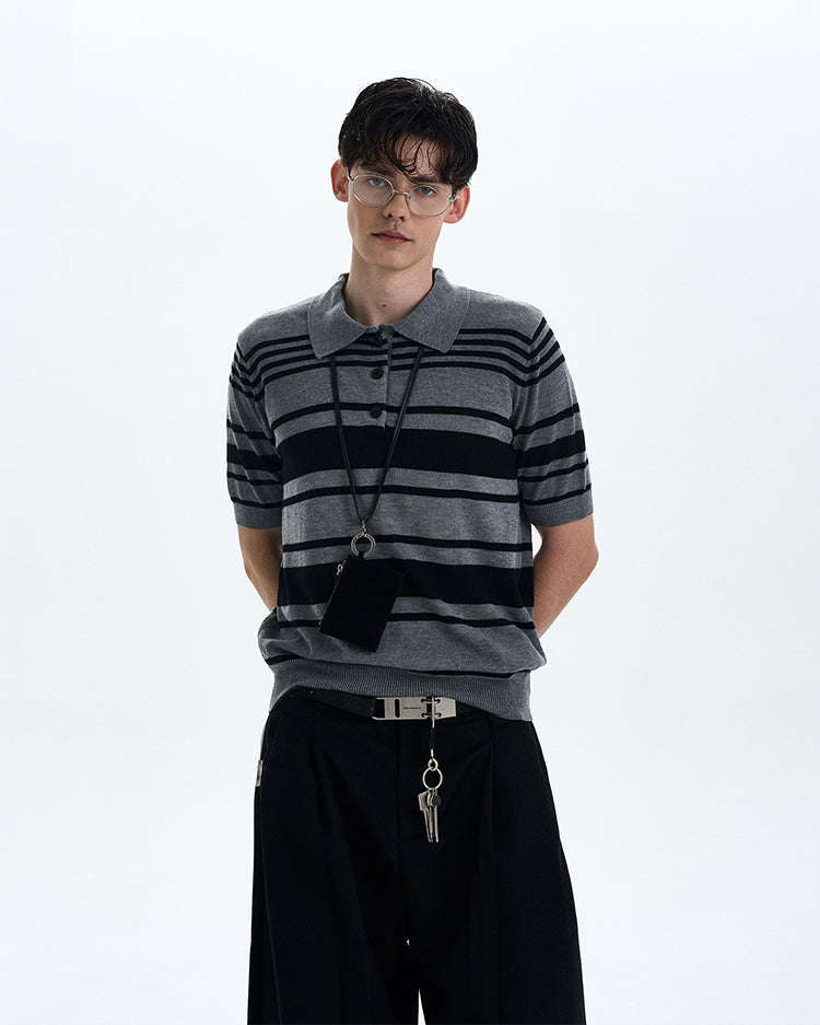 MADWITCH POLO KNIT SHORT SLEEVE TEE #27320
