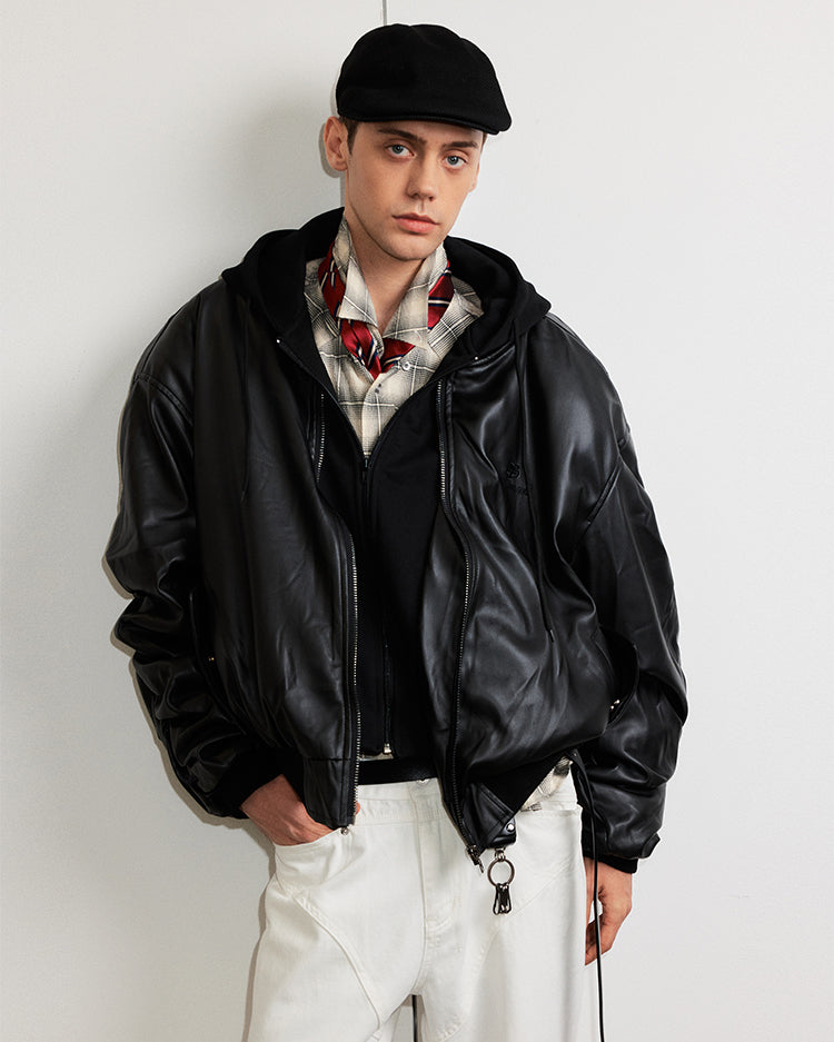 MADWITCH FAUX HOOD LEATHER #AW6883