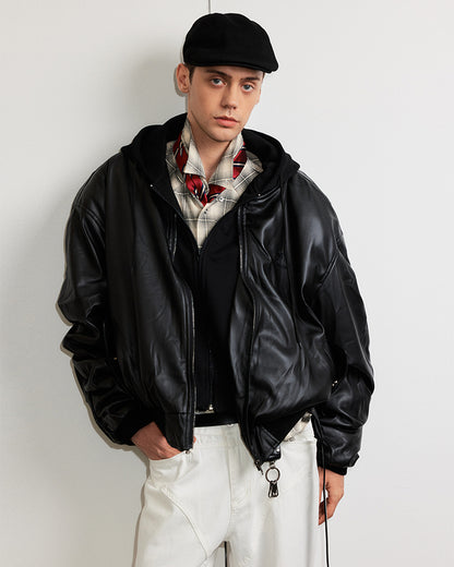 MADWITCH FAUX HOOD LEATHER #AW6883