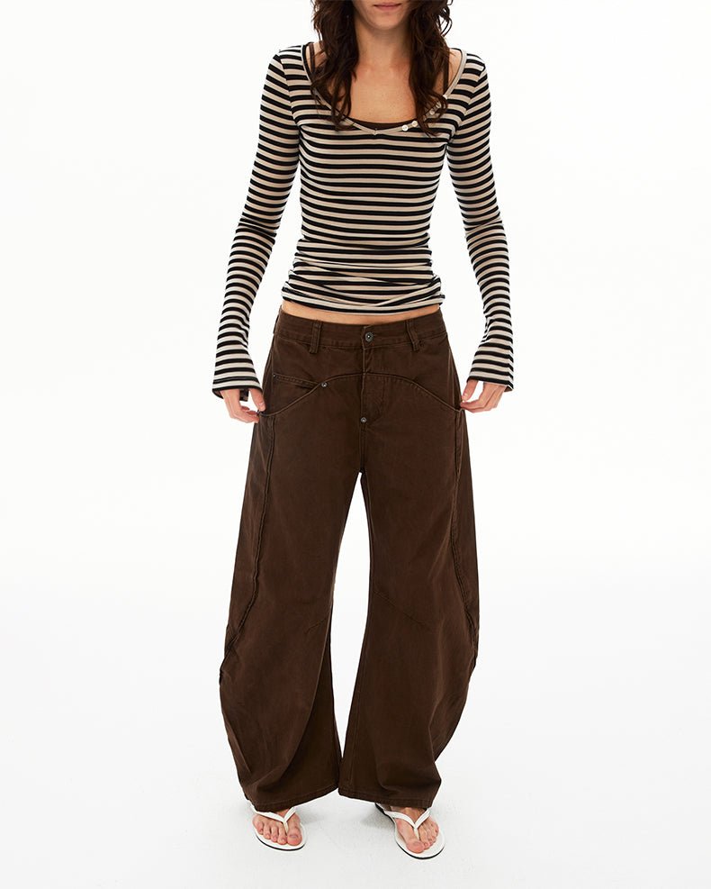 MADWIT RELAXED UTILITY PANTS CK3617 - MadWitch Store