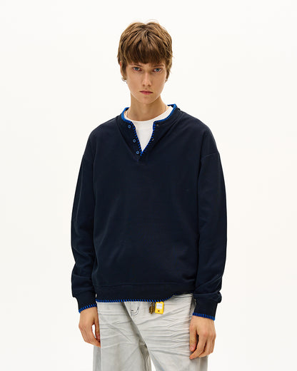 MADWITCH UNISEX RELAXED FIT CASUAL LONG SLEEVE #C258Q25