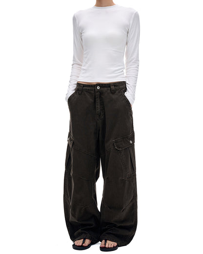 MADWITCH UTILITY BENT LEG PANTS #CK3557