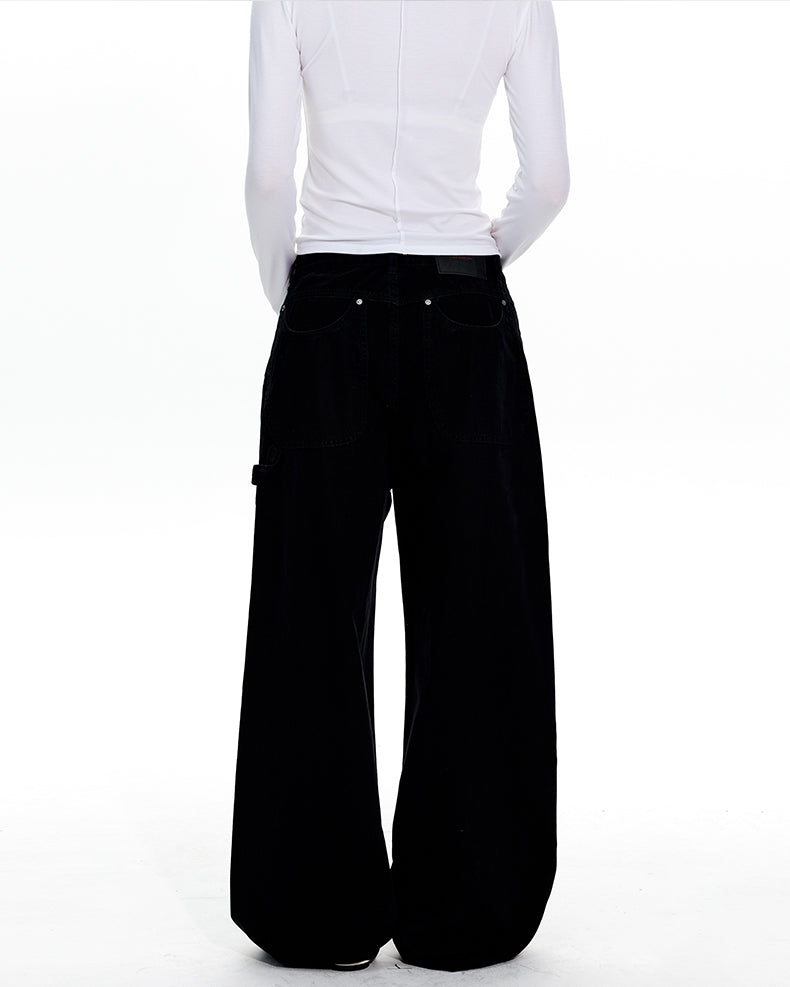 MADWITCH DECONSTRUCTED VINTAGE WORKWEAR JEANS #CK3590