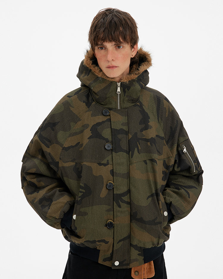 MADWITCH CAMO STREET PARKA JACKET #M1053