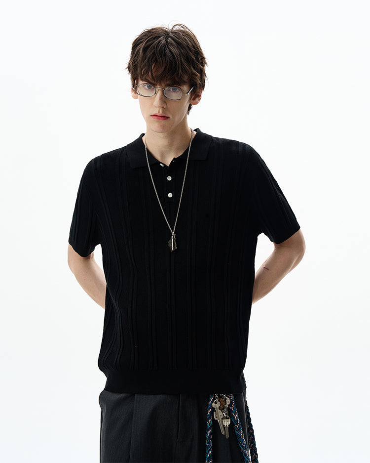 MADWITCH OLD MONEY KNIT TEE #LX0101