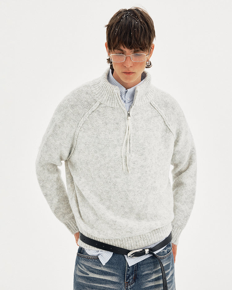 MADWITCH SPLIT NECK SWEATER #MFY238