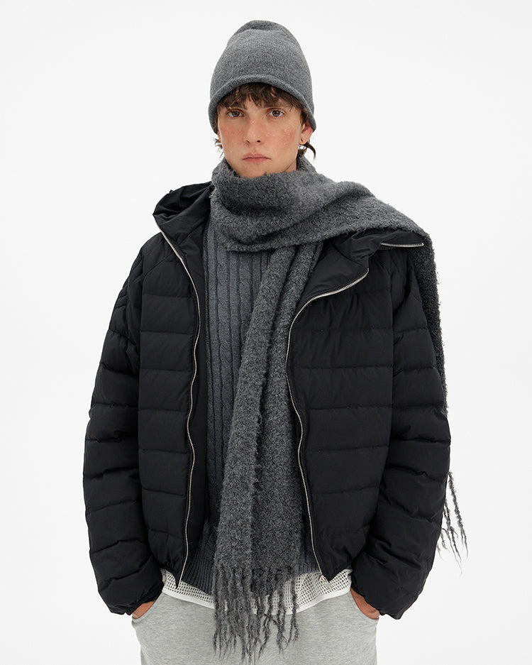 MADWITCH ZIP HOODED PUFFER JACKET #8929-50