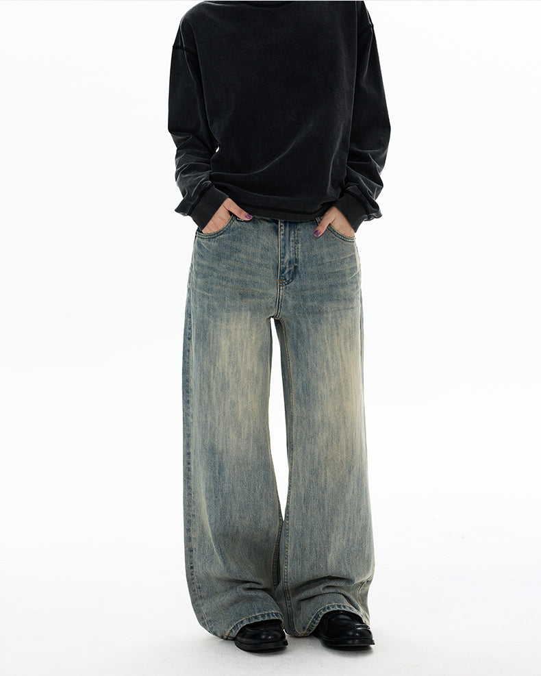 MADWITCH BAMBOO WASH STRAIGHT JEANS #GPC5577N