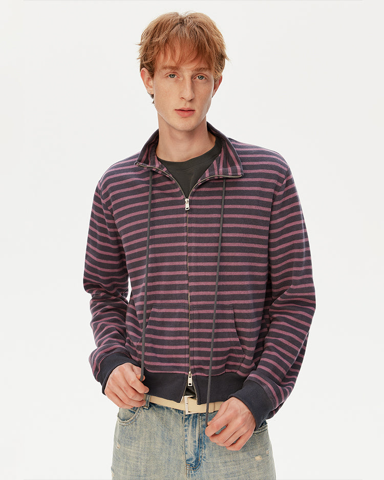 MADWITCH VINTAGE STRIPE CARDIGAN #W315