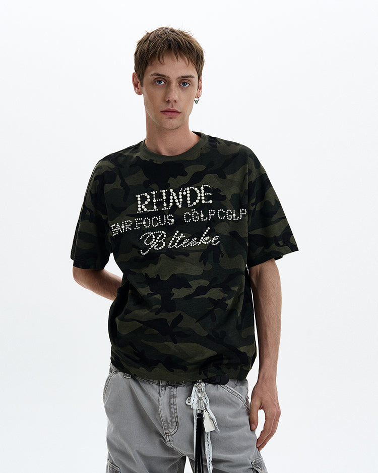 MADWITCH PEARL STUD TEE #L954