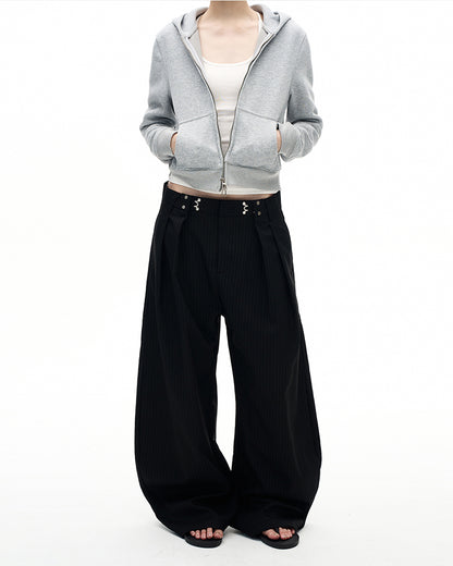 MADWITCH VINTAGE STRIPED WIDE PANTS #CK6857