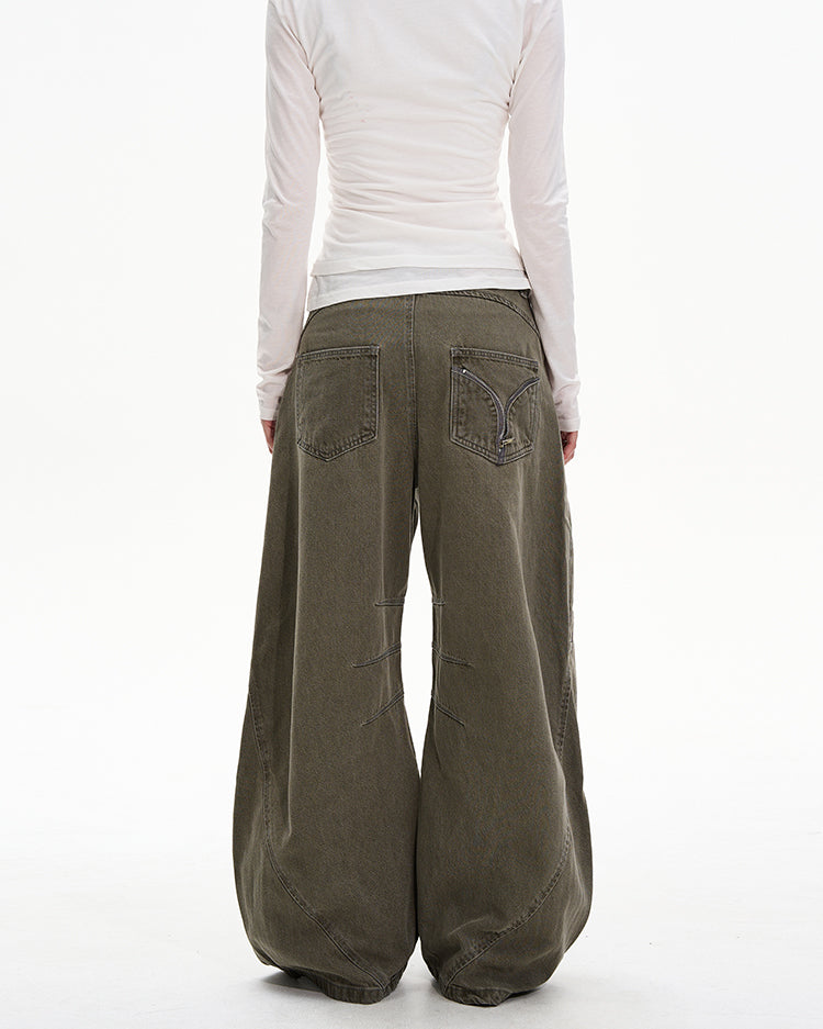 MADWITCH GRUNGE SLUNG JEANS #G6890