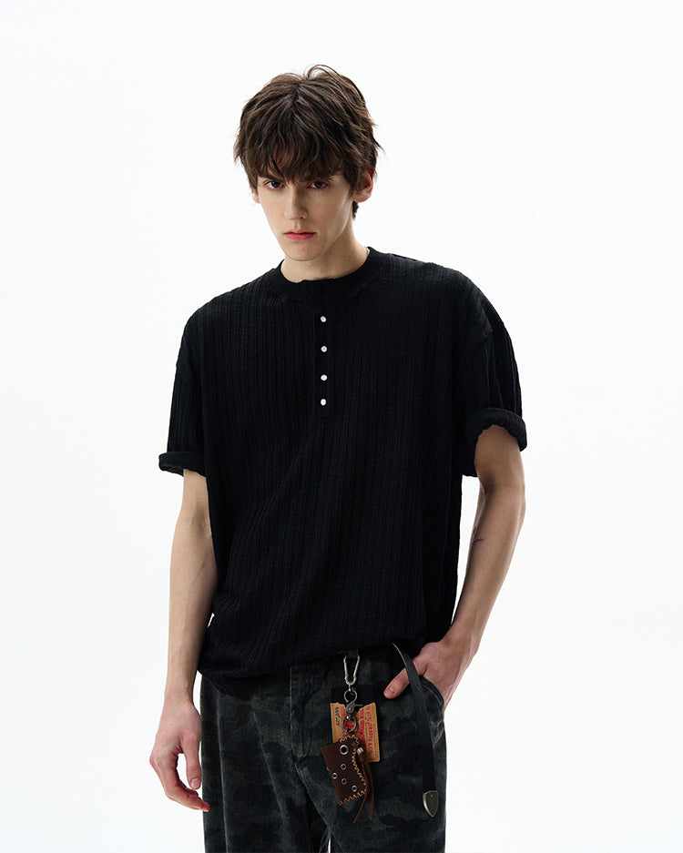 MADWITCH VINTAGE KNIT TEE #G1360
