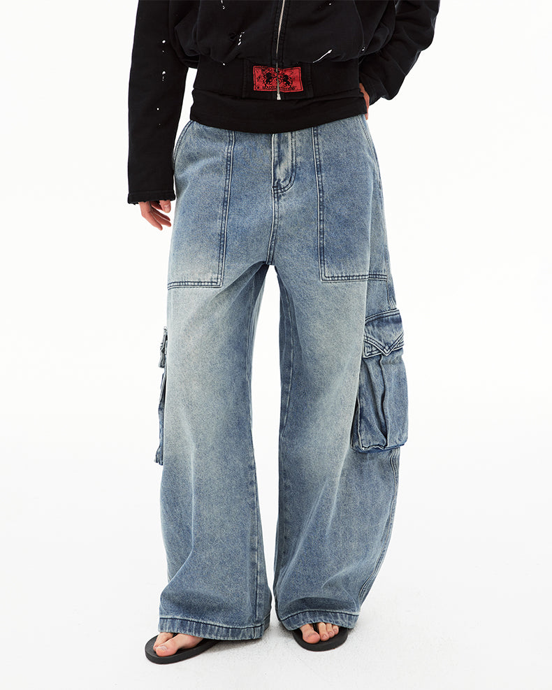 MADWIT UTILITY WASH JEANS #G6856